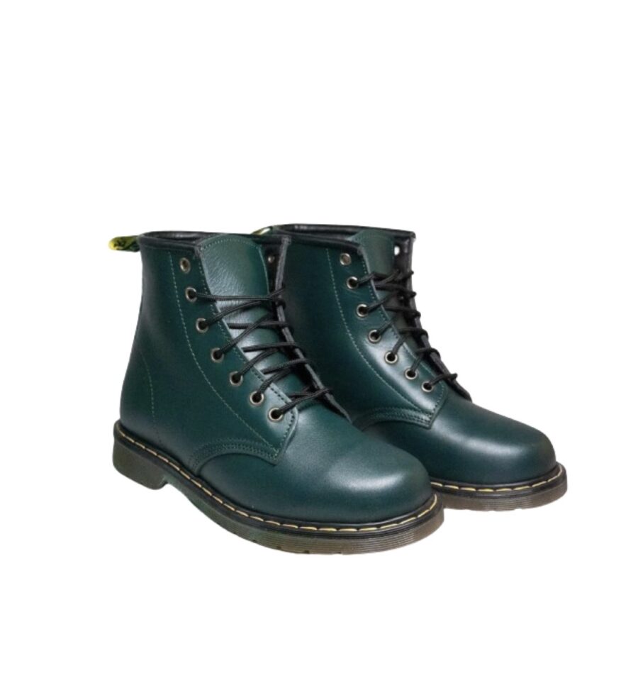 CLASSIC COMBAT BOOT | GREEN - Crossroads Footwear